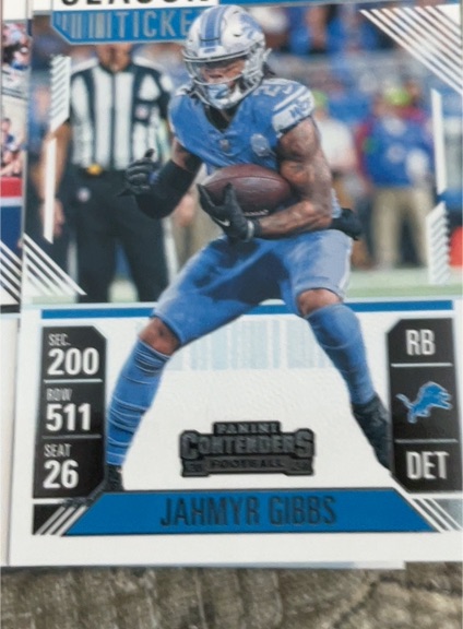 2024 Panini Contenders #32 Jahmyr Gibbs — front