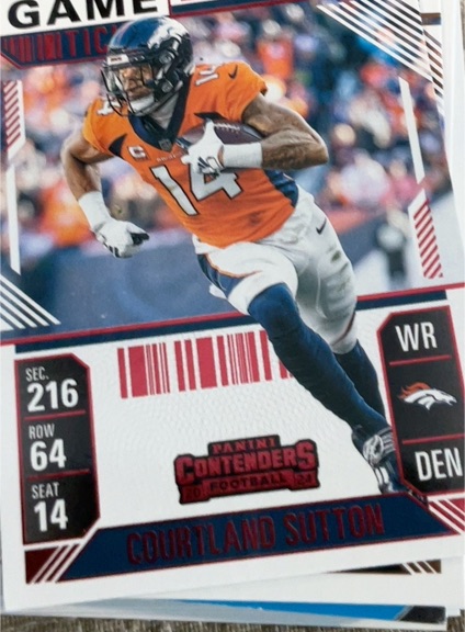 2024 Panini Contenders #28 Courtland Sutton — front