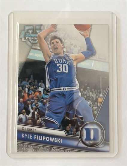 2023-24 Bowman University Chrome #23 Kyle Filipowski — front