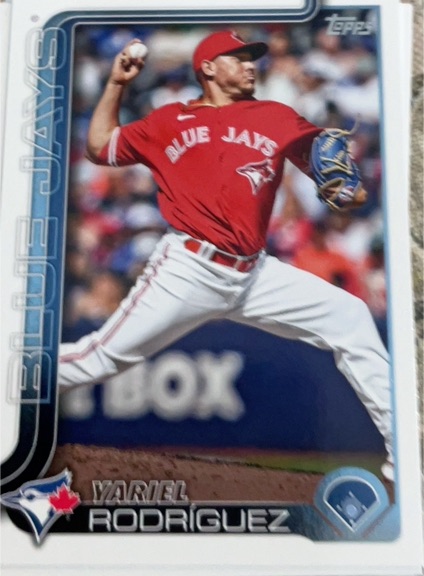 2025 Topps #694 Yariel Rodriguez — front