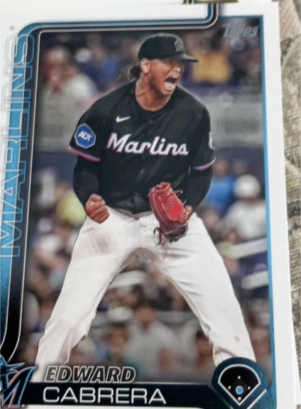 2025 Topps #371 Edward Cabrera — front