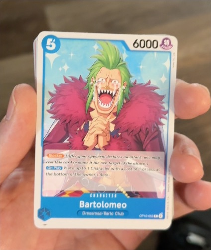 2023 One Piece TCG Royal Blood OP10-052 Bartolomeo — front