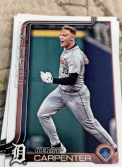 2025 Topps Series 2 #543 Kerry Carpenter — front