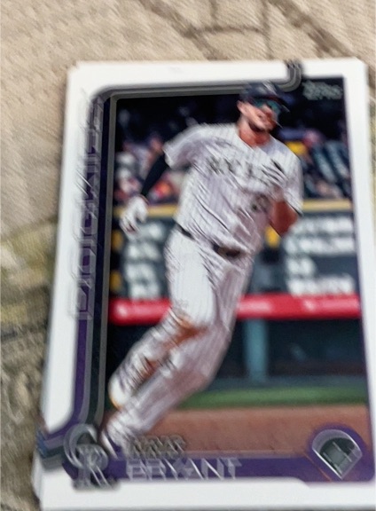 2025 Topps Chrome #248 Kris Bryant Refractor Colorado Rockies — front