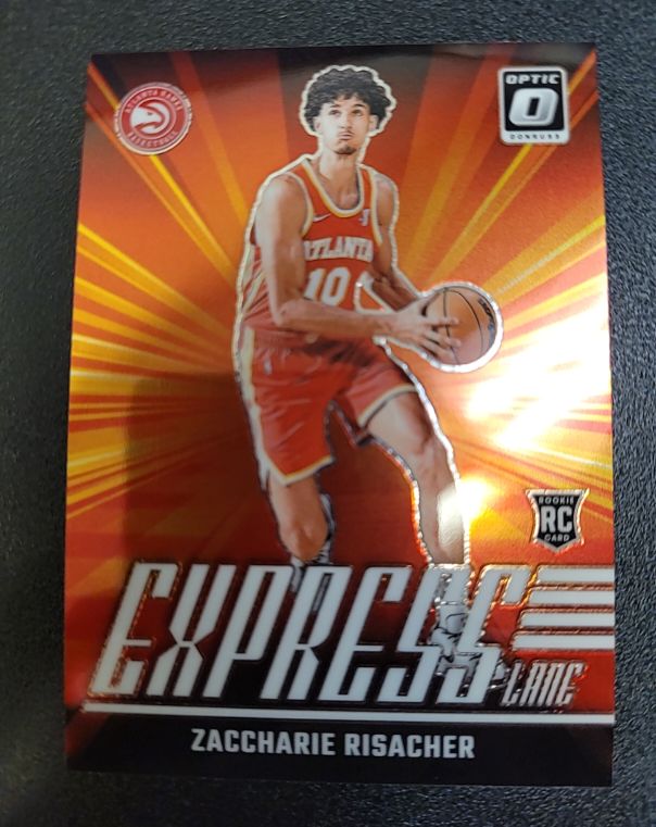 2024-25 Donruss Optic #23 Zaccharie Risacher Express Lane — front
