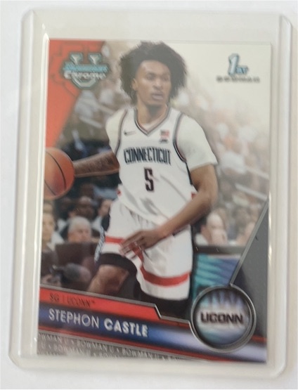 2023-24 Bowman University Chrome #88 Stephon Castle — front