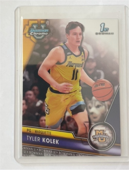 2023-24 Bowman Chrome University #50 Tyler Kolek — front