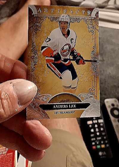 2020-21 Upper Deck Artifacts Anders Lee — front
