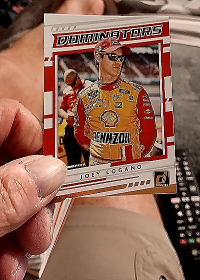 2021 Donruss Racing Dominators Joey Logano — front