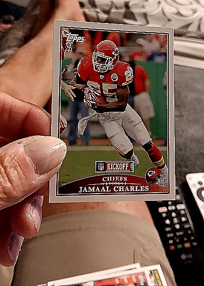 2013 Topps Kickoff Jamaal Charles — front