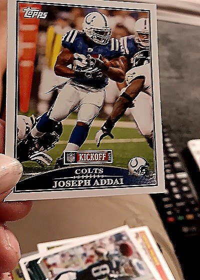 2006 Topps Kickoff Joseph Addai — front
