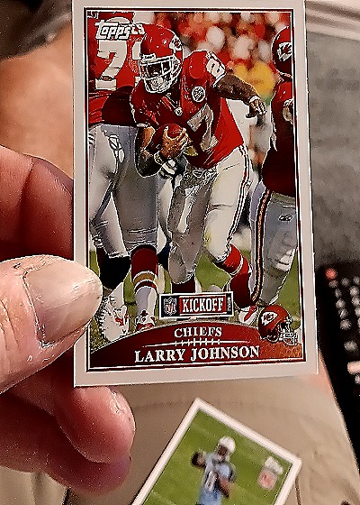 2009 Topps Kickoff #196 Larry Johnson — front