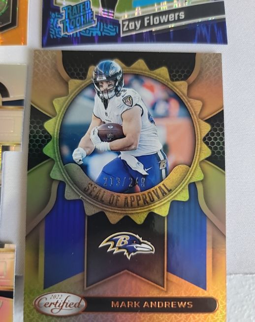 2022 Panini Certified #SA-6 Mark Andrews Seal of Approval — front