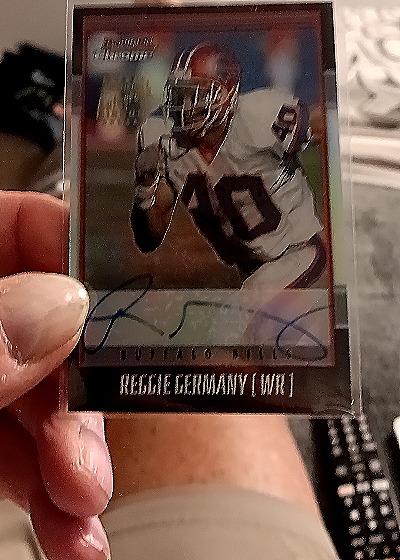 1996 SkyBox Impact #48 Reggie Germany — front