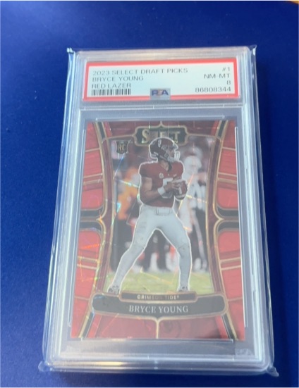 2023 Panini Select Draft Picks #1 Bryce Young — front