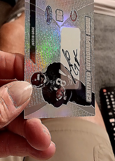 2003 Pacific Certified Autograph #8 Justin Gage — front