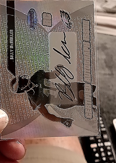 2001 Pacific Certified Autographs #8 Billy McMullen — front