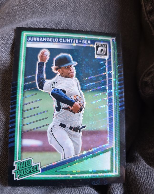 2025 Panini Donruss Optic #132 Jurrangelo Cijntje — front