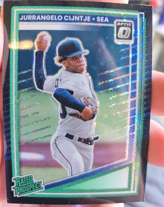 2025 Panini Donruss Optic #132 Jurrangelo Cijntje — front