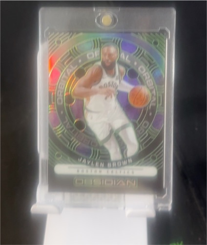 2023-24 Panini Obsidian #26 Jaylen Brown Orbital — front