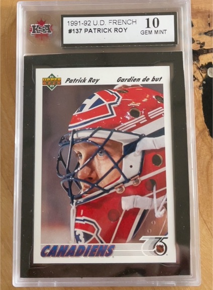 1991-92 Upper Deck #137 Patrick Roy — front