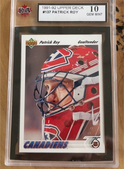 1991-92 Upper Deck #137 Patrick Roy — front