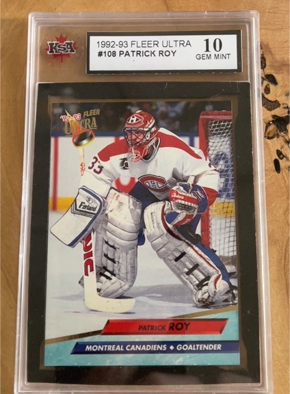 1992-93 Fleer Ultra #108 Patrick Roy — front