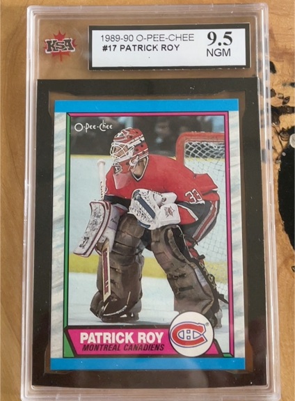 1989-90 O-Pee-Chee #17 Patrick Roy — front