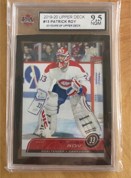 2019-20 Upper Deck #13 Patrick Roy — front