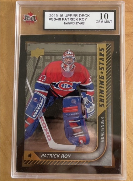 2015-16 Upper Deck #SS-48 Patrick Roy — front