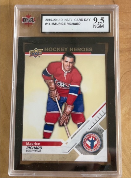 2019-20 Upper Deck National Hockey Card Day #CAN-14 Maurice Richard — front