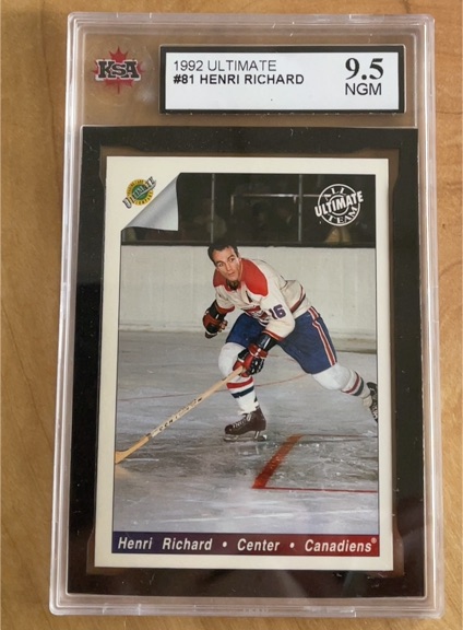 1992 Ultimate #81 Henri Richard — front