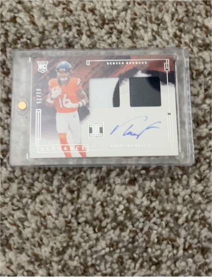 2024 Panini Impeccable Elegance #51 Troy Franklin — front