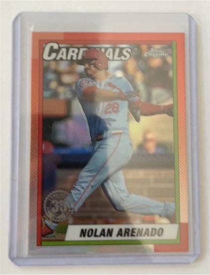 2025 Topps Chrome 35th Anniversary #90CB-19 Nolan Arenado — front