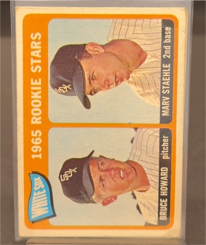 1965 Topps #41 White Sox Rookie Stars Bruce Howard / Marv Staehle — front