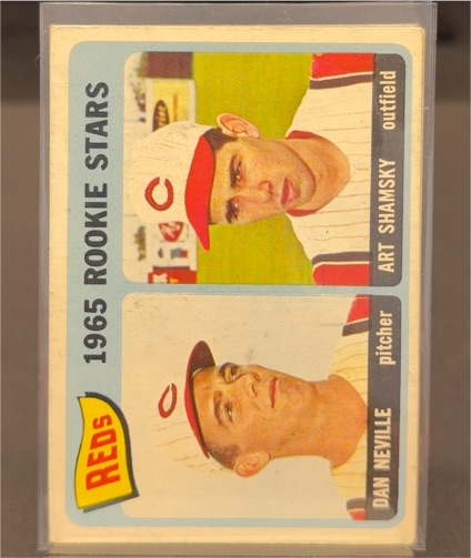 1965 Topps #398 Dan Neville/Art Shamsky — front