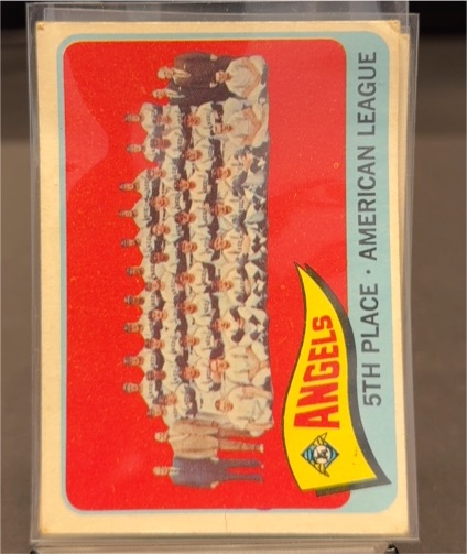 1965 Topps #293 Los Angeles Angels Team Card — front