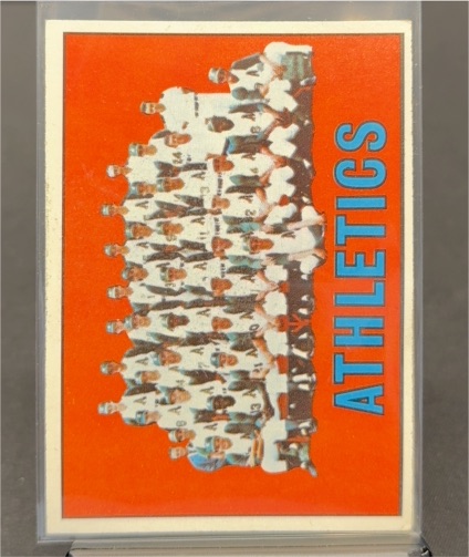 1967 Topps #262 Kansas City Athletics Team — front