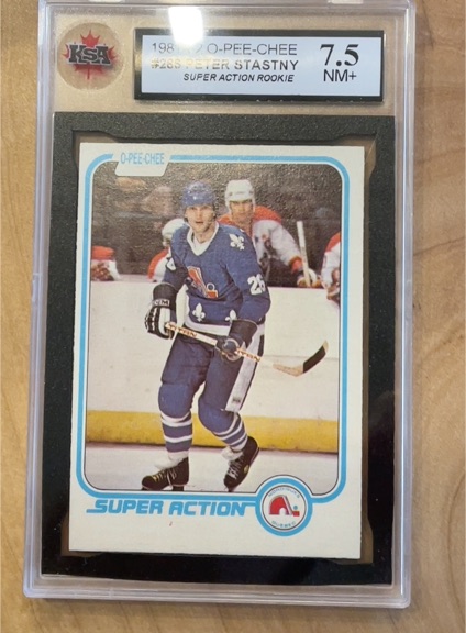 1981-82 O-Pee-Chee #286 Peter Stastny Super Action Rookie — front