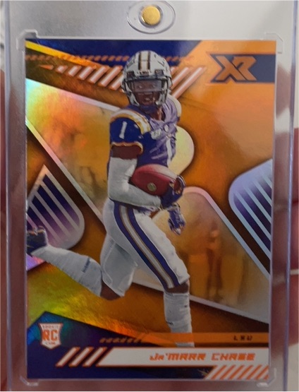 2021 Panini Chronicles Draft Picks XR #183 Ja'Marr Chase Rookie — front