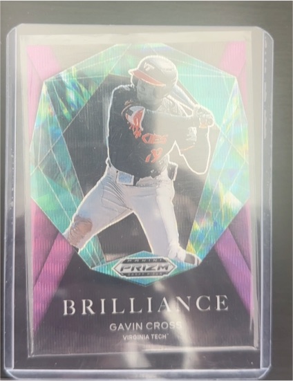 2022 Panini Prizm Draft Picks Brilliance #BR-GC Gavin Cross — front