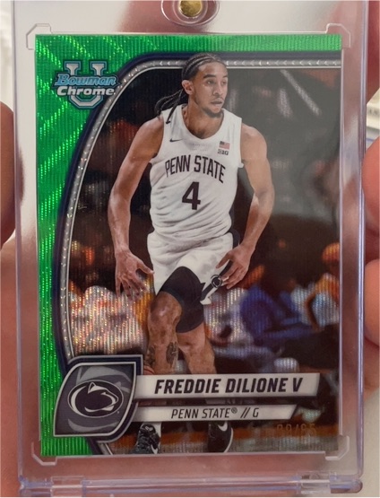 2024-25 Bowman Chrome University #96 Freddie Dilione V — front
