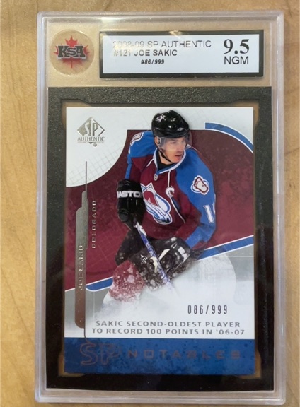 2007-08 SP Authentic #121 Joe Sakic — front