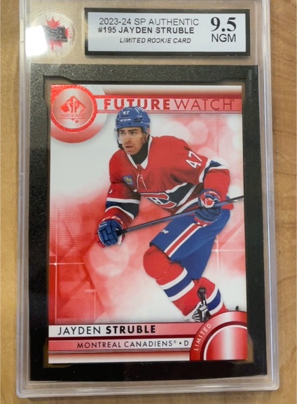 2023-24 SP Authentic #195 Jayden Struble — front