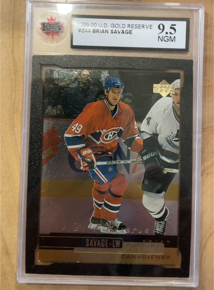 1999 Upper Deck Gold Reserve #244 Brian Savage — front