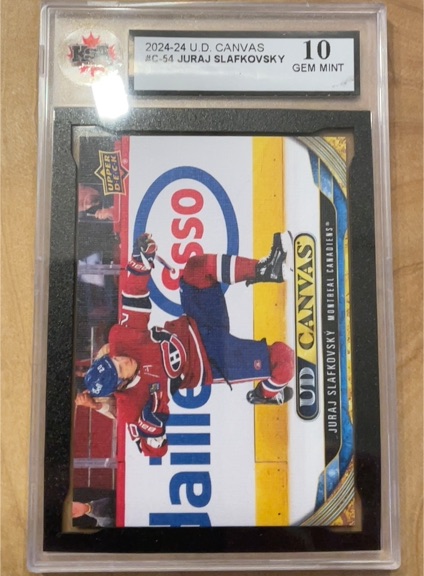 2024-25 Upper Deck Series 1 UD Canvas #C-54 Juraj Slafkovsky — front