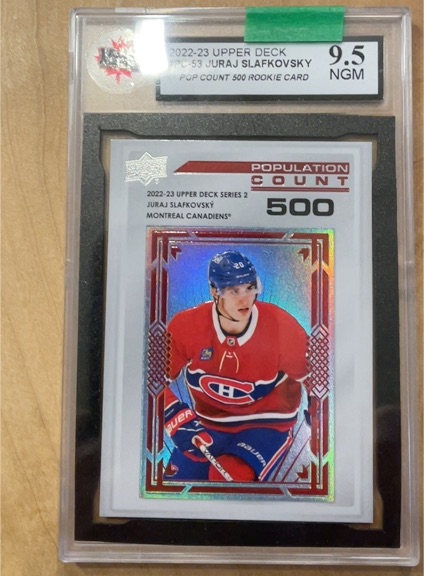 2022-23 Upper Deck Series 2 Population Count 500 #PC-53 Juraj Slafkovsky — front