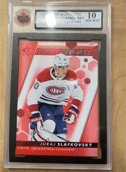 2022-23 SP Authentic Future Watch Red #149 Juraj Slafkovský — front