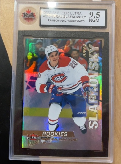 2022-23 Fleer Ultra #210 Juraj Slafkovsky — front