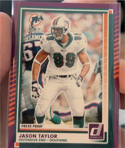 2025 Donruss #99 Jason Taylor — front